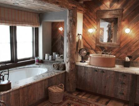 Decorating a bathroom in country style!