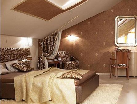 Attic bedroom design: photos, design ideas, recommendations