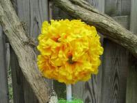 DIY topiary: loominguline näputöö Pall pulgal potis