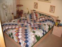 Patchwork bedspread: photo and detailed description of the process of making an original bedspread with your own hands