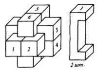Drveni puzzle čvorovi od šipki Kako sastaviti slagalicu od 12 drvenih šipki