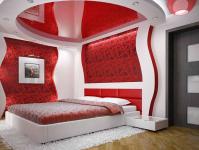 Burgundska boja u interijeru: kombinacija tamnocrvene dostojne kraljeva Burgundski strop u interijeru